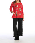 Jess & Jane - Treasures Mineral Washed Patch Pocket Cotton Top