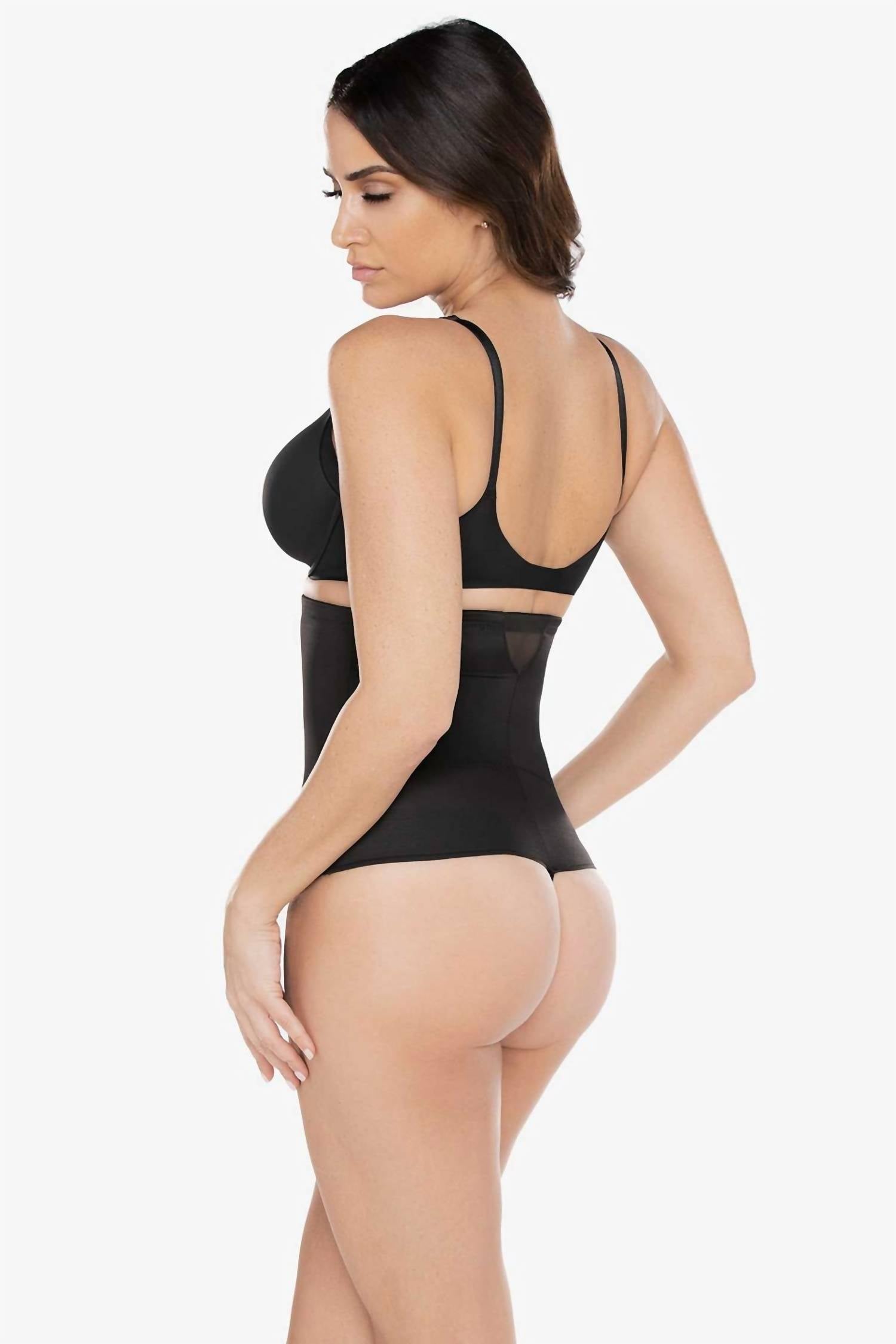 Miraclesuit - Sexy Sheer Shaping Extra Firm Control High Waist Thong