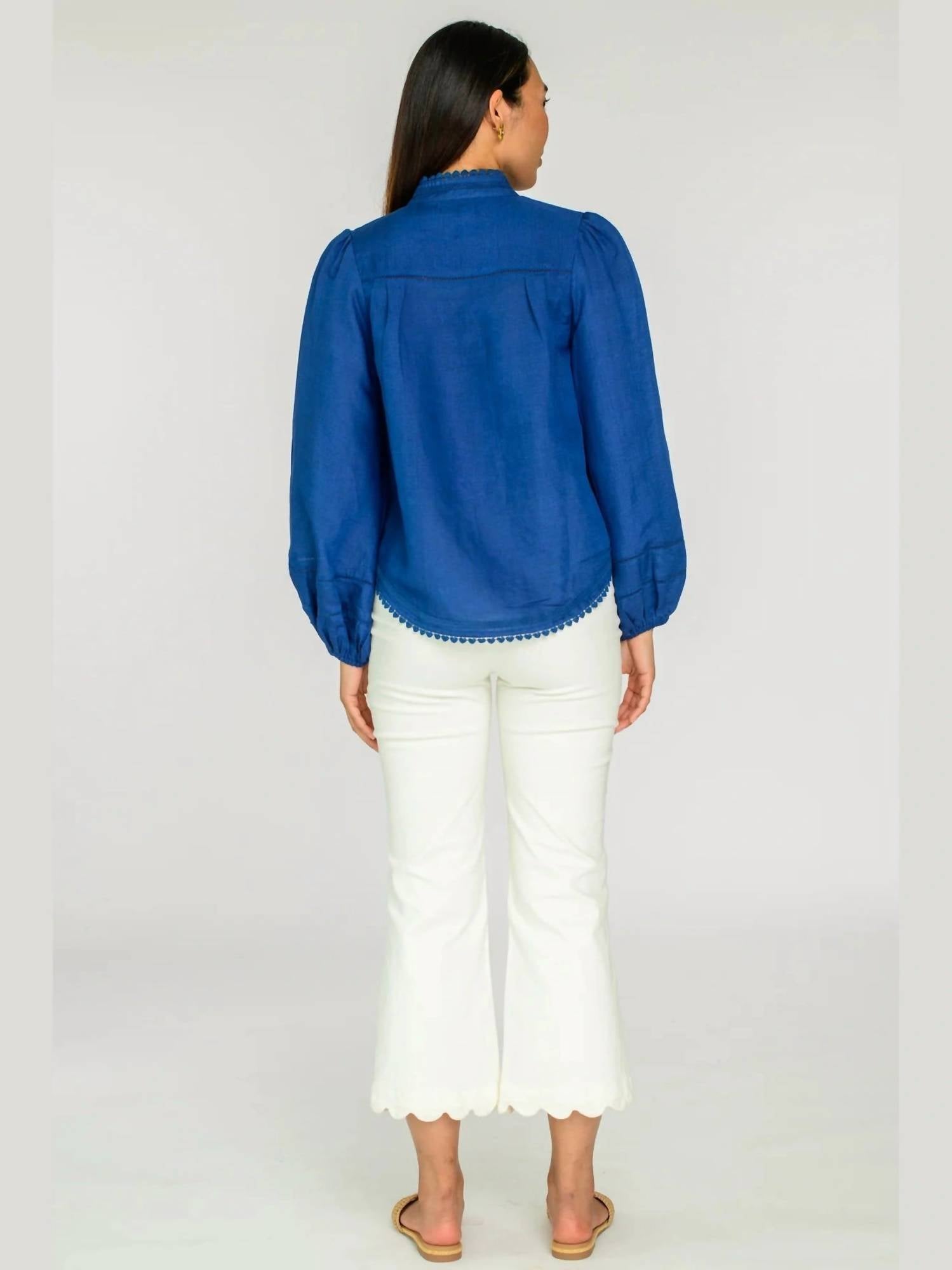 Elizabeth James The Label - Katie Balloon Sleeves Top