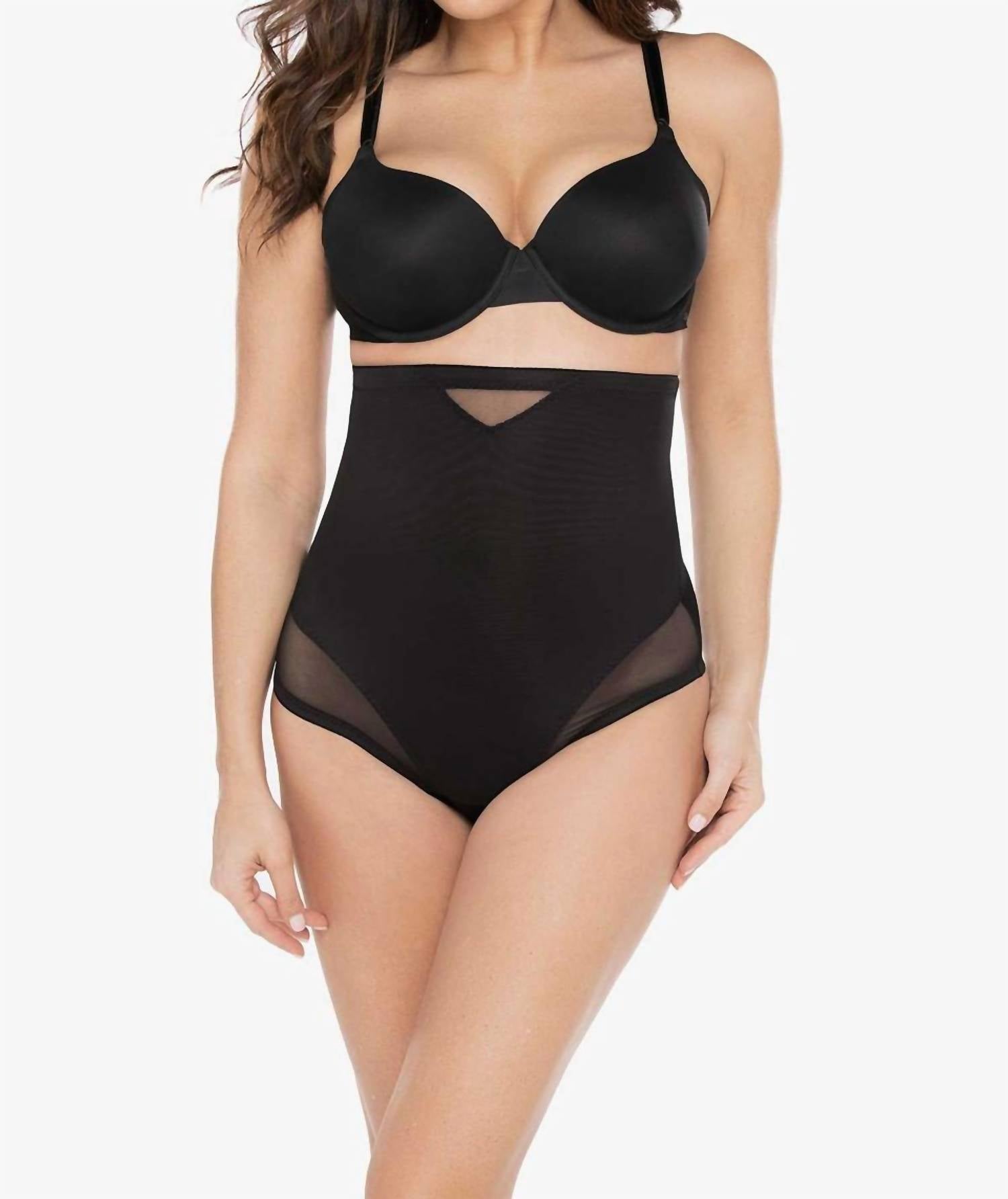 Miraclesuit - Sexy Sheer Shaping Extra Firm Control High Waist Thong