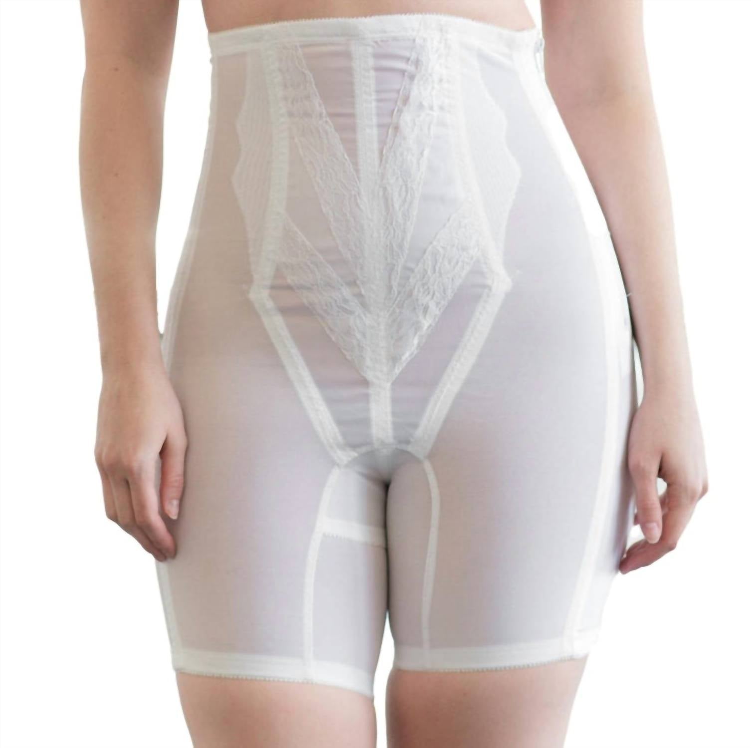 Rago - High Waist Non-stretch Girdle With Side Zipper