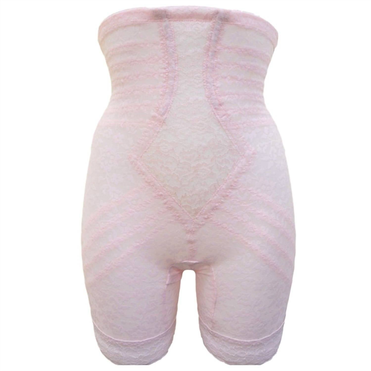 Rago - Women's Lacette Extra Firm Control High Waist No-roll Leg Shapewear