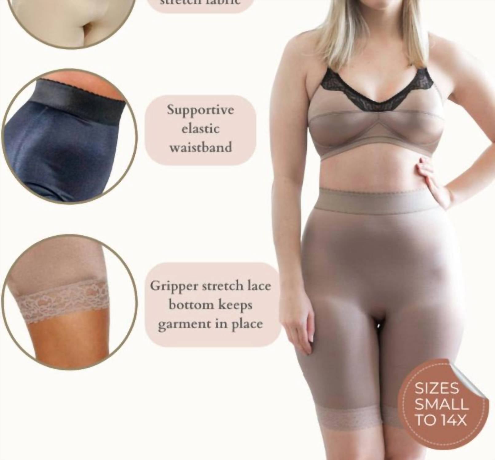 Rago - Shapewear High-waist Long Leg Pantie Girdle