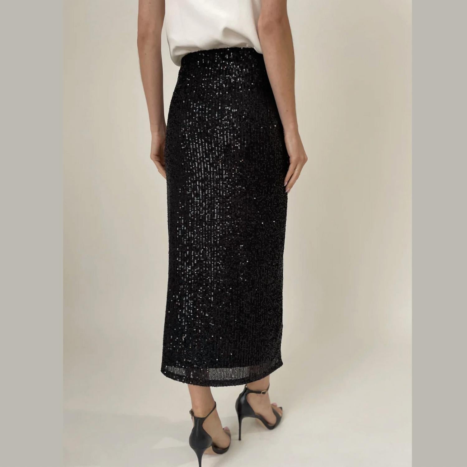 Six/Fifty - Joy Pencil Sequin Skirt