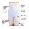 Rago - High Waist Long Leg Shaper With Zipper