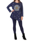 Jess & Jane - Happy Days Asymmetrical Cotton Top