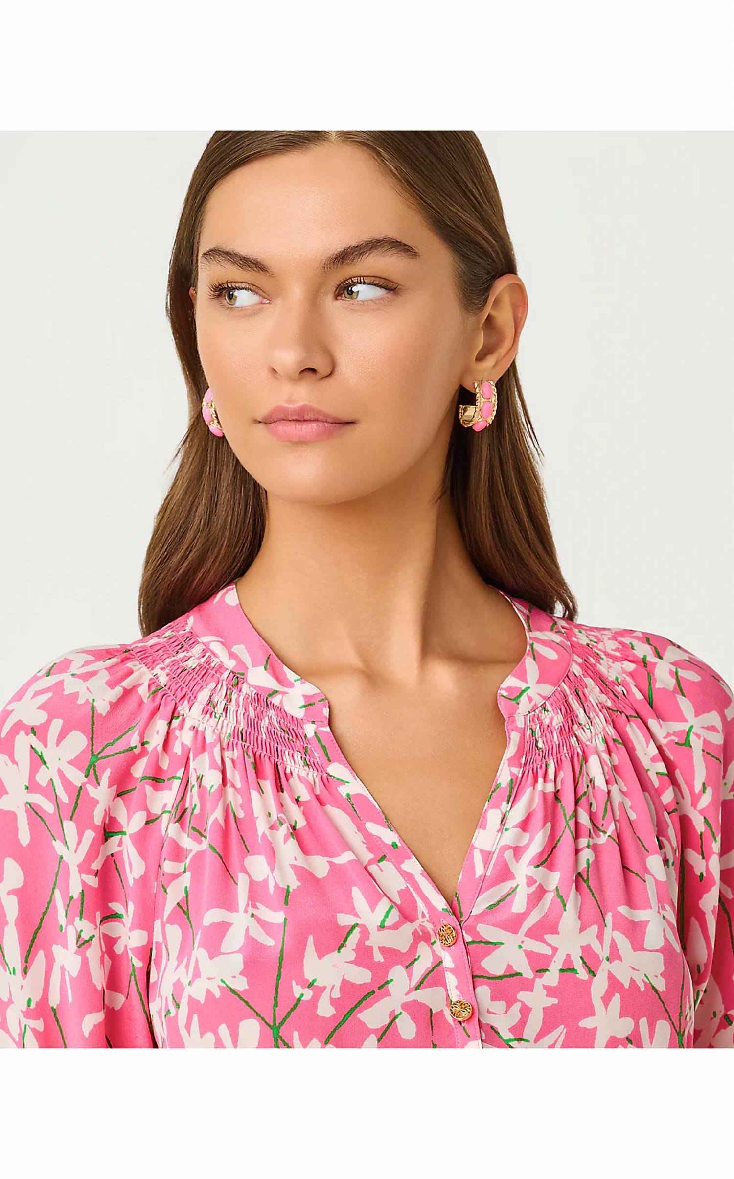 Lilly Pulitzer - Elsa Short Sleeve Silk Top