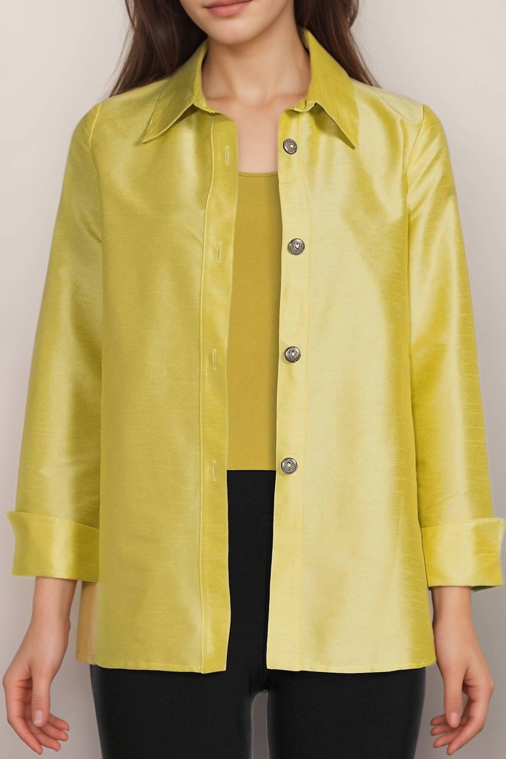 Ic Collection - Cuff And Back Placket Detail Jacket