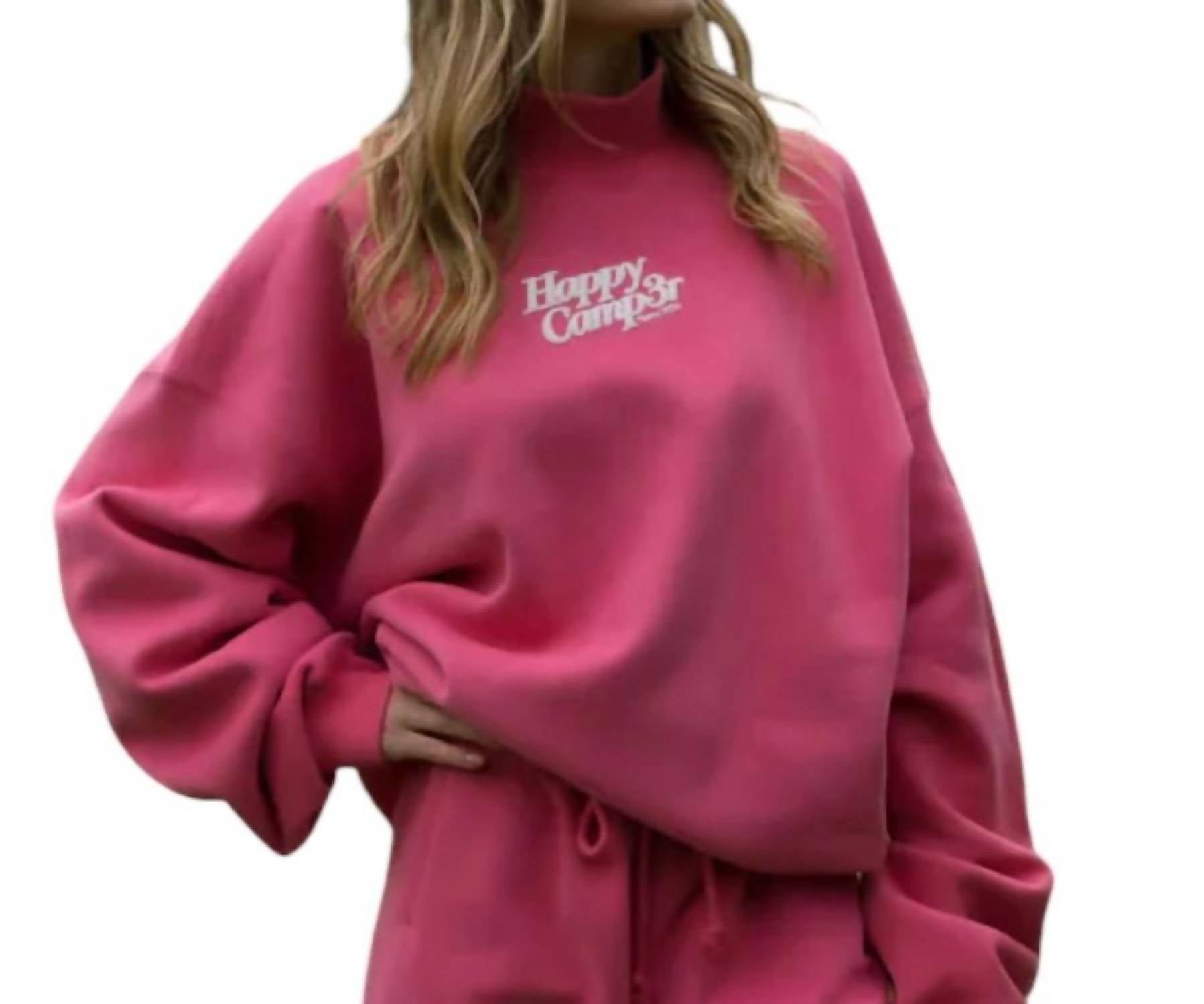 The Happy Camp3R - Mock Neck Sweatshirt