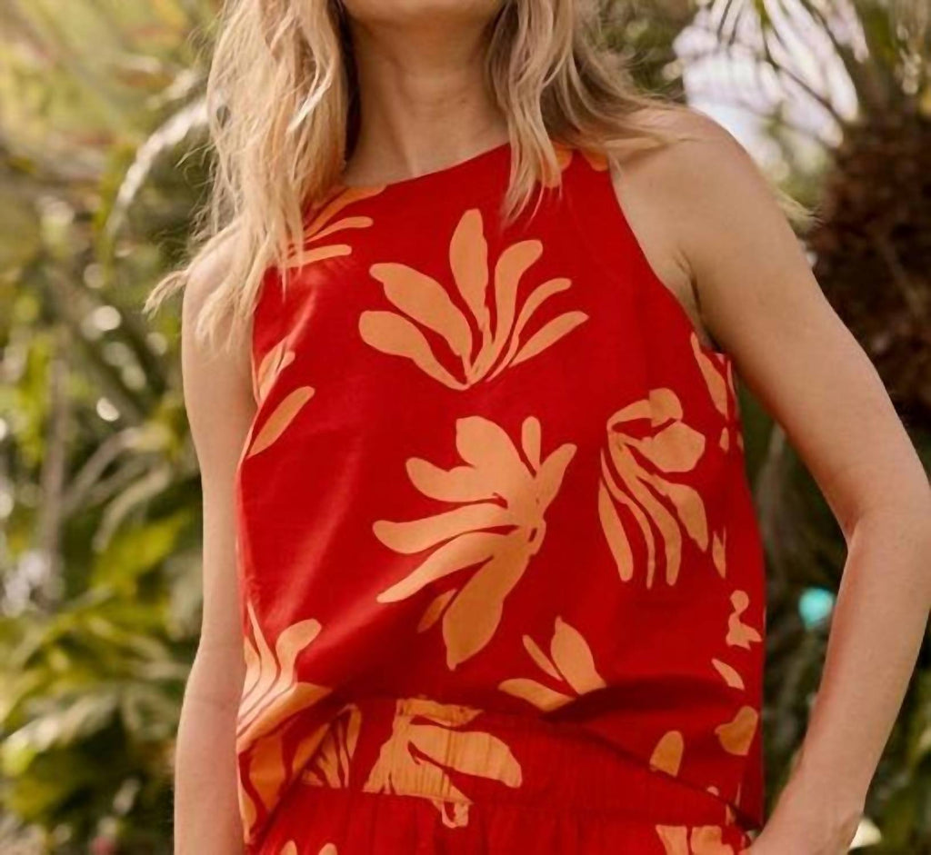 Southern Tide - Simone Leafy Luxe Printed Tank