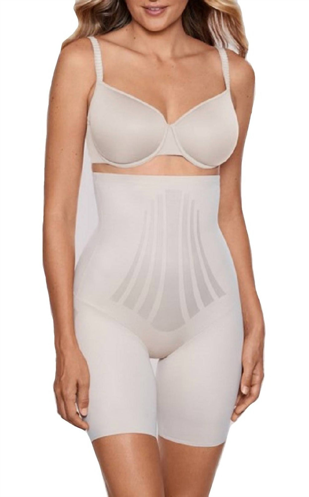 Miraclesuit - Modern Miracle Lycra Fitsense Hi-waist Thigh Slimmer Shapewear