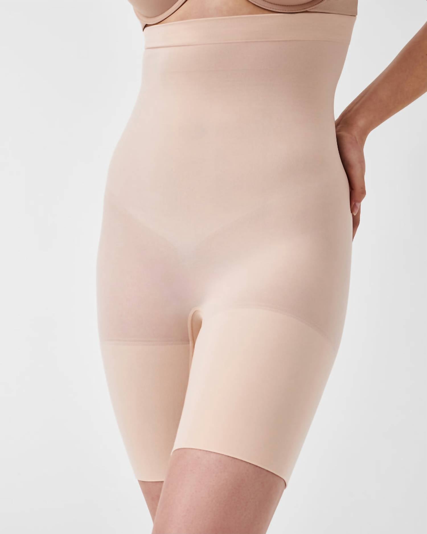 Spanx - Seamless Power High-waisted Mid-thigh Short