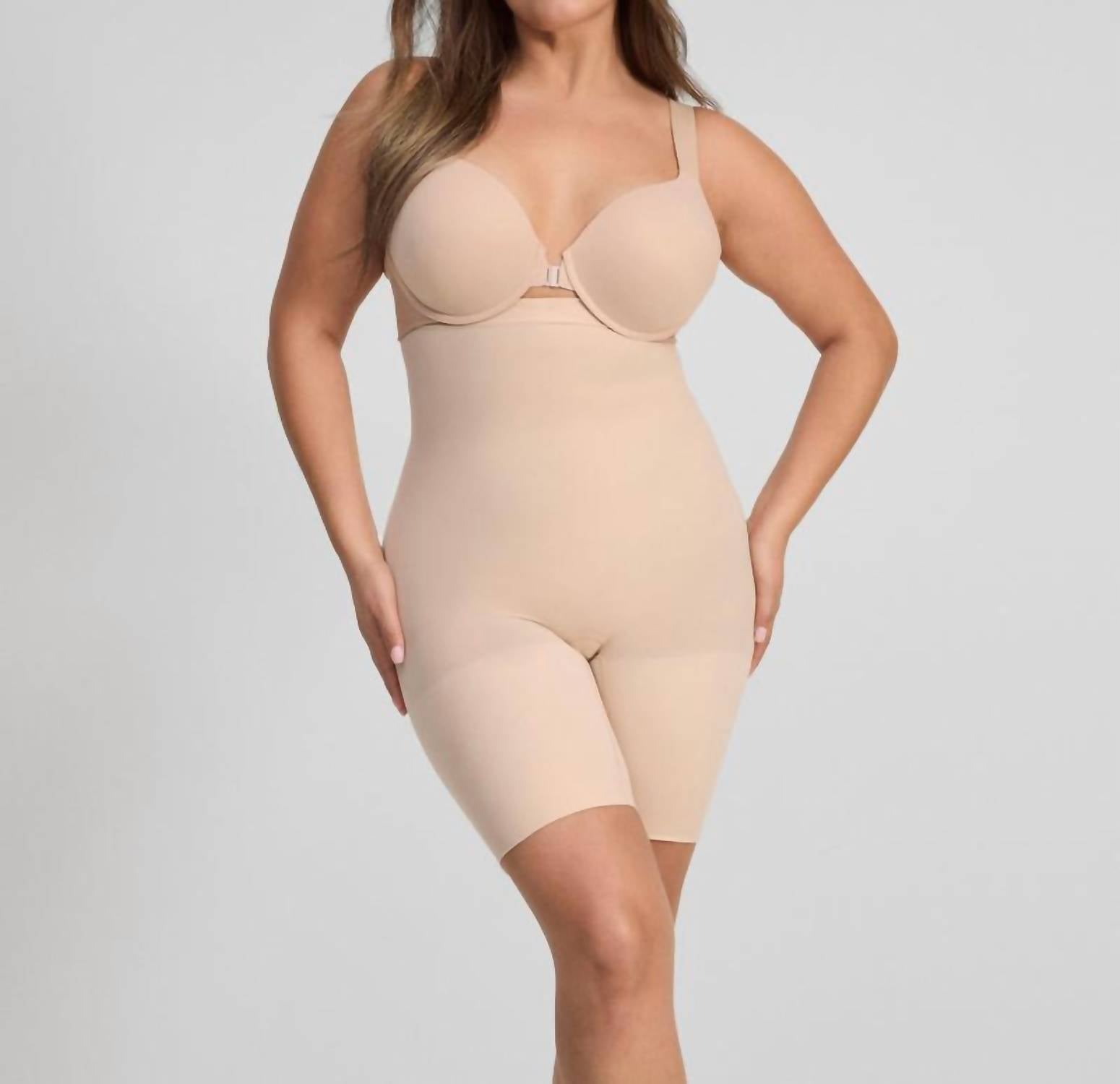 Spanx - Seamless Power High-waisted Mid-thigh Short