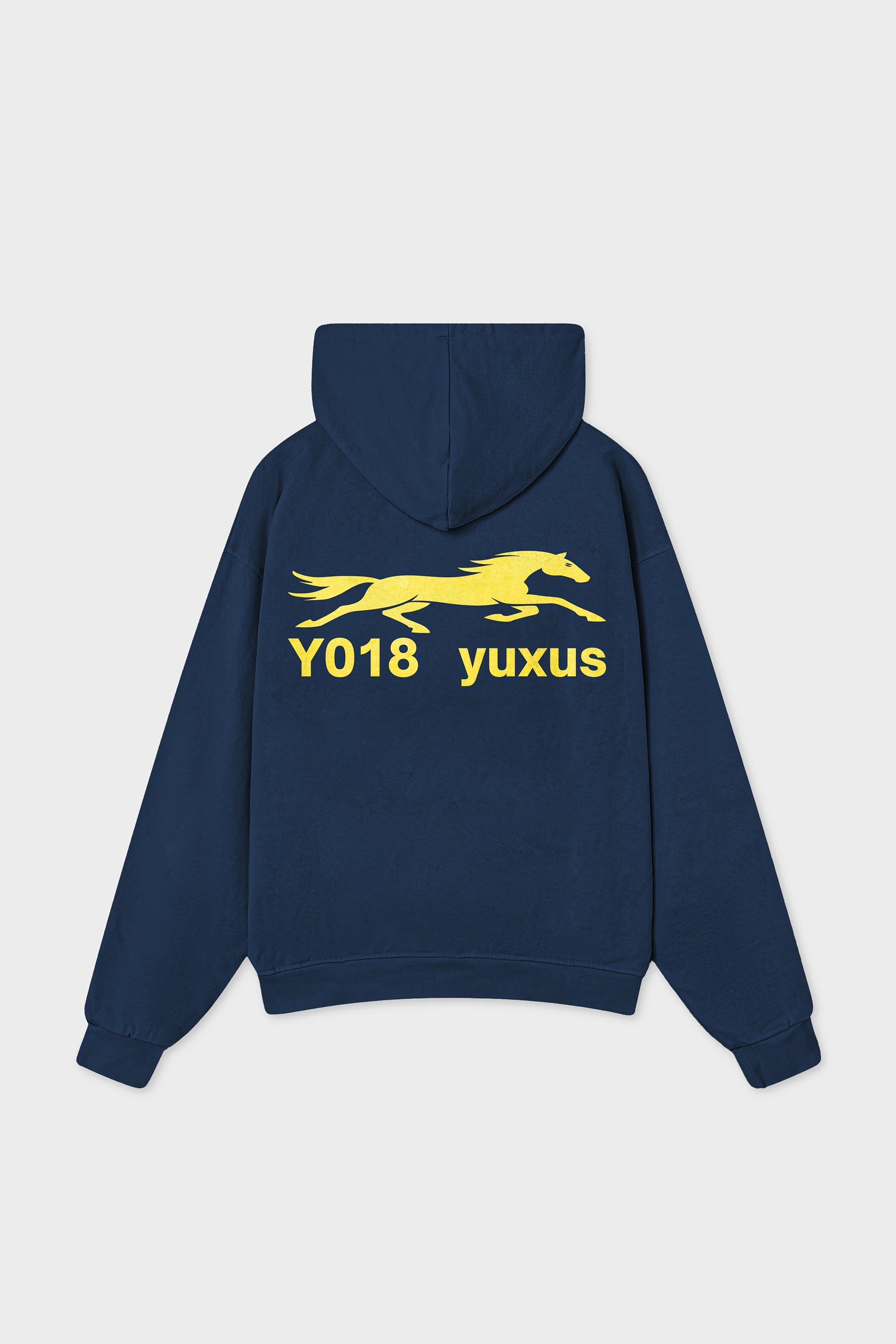 CLIP LOWERCASE HOODIE BLUE