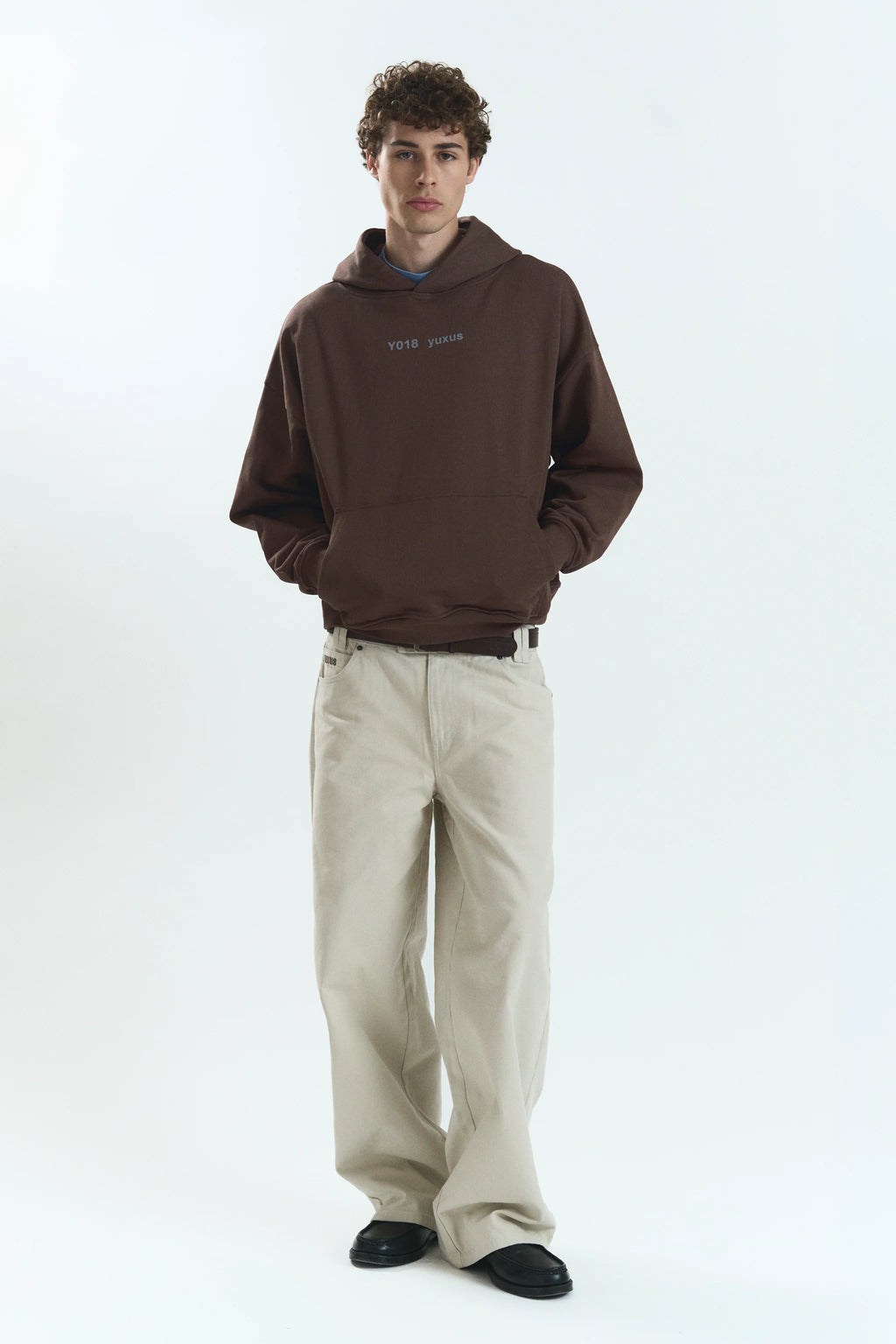 TRUFF LOWERCASE HOODIE BROWN