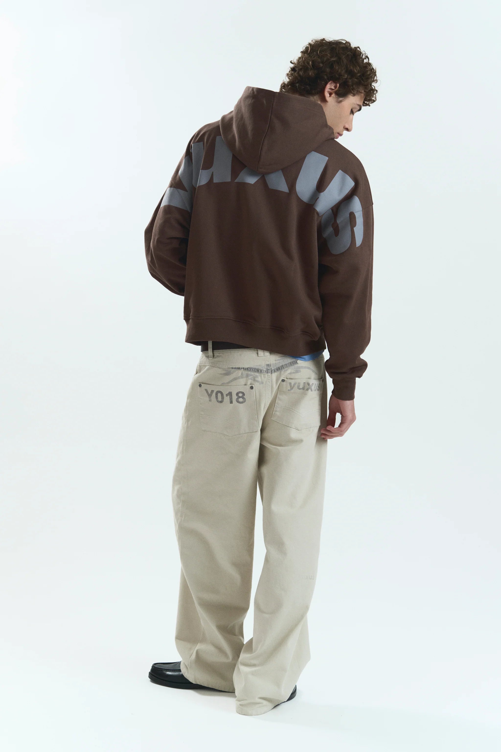 TRUFF LOWERCASE HOODIE BROWN