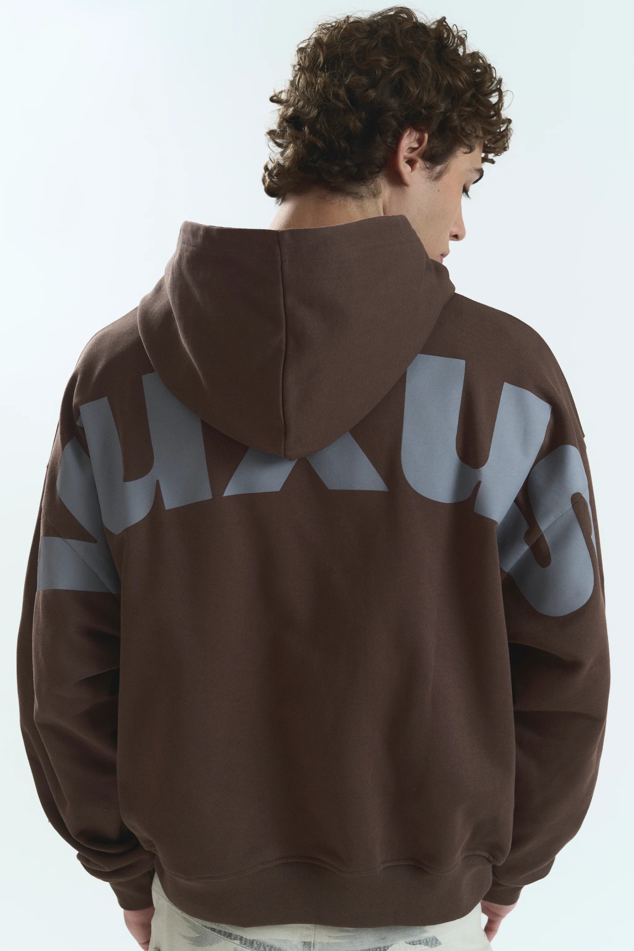 TRUFF LOWERCASE HOODIE BROWN