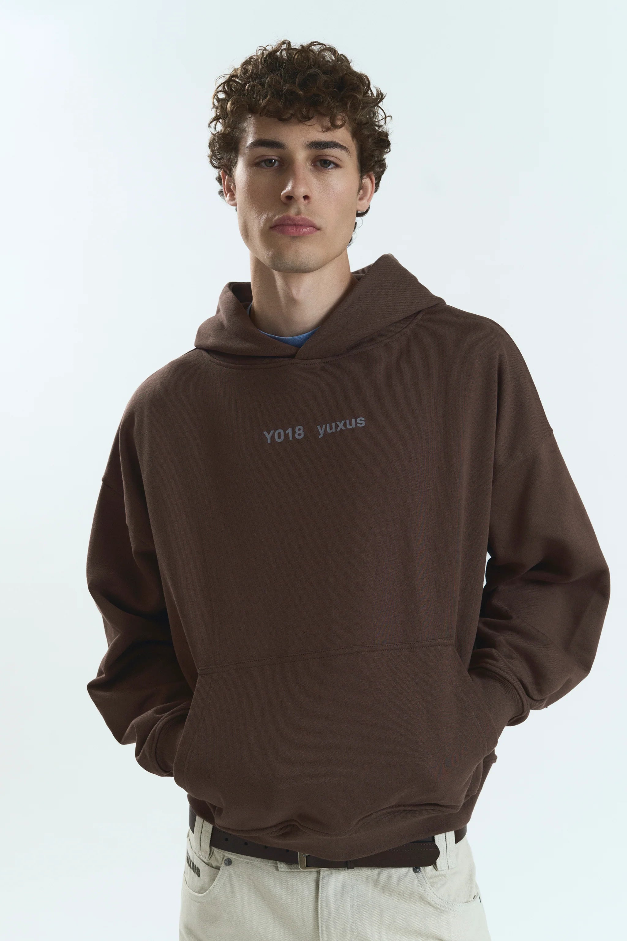 TRUFF LOWERCASE HOODIE BROWN