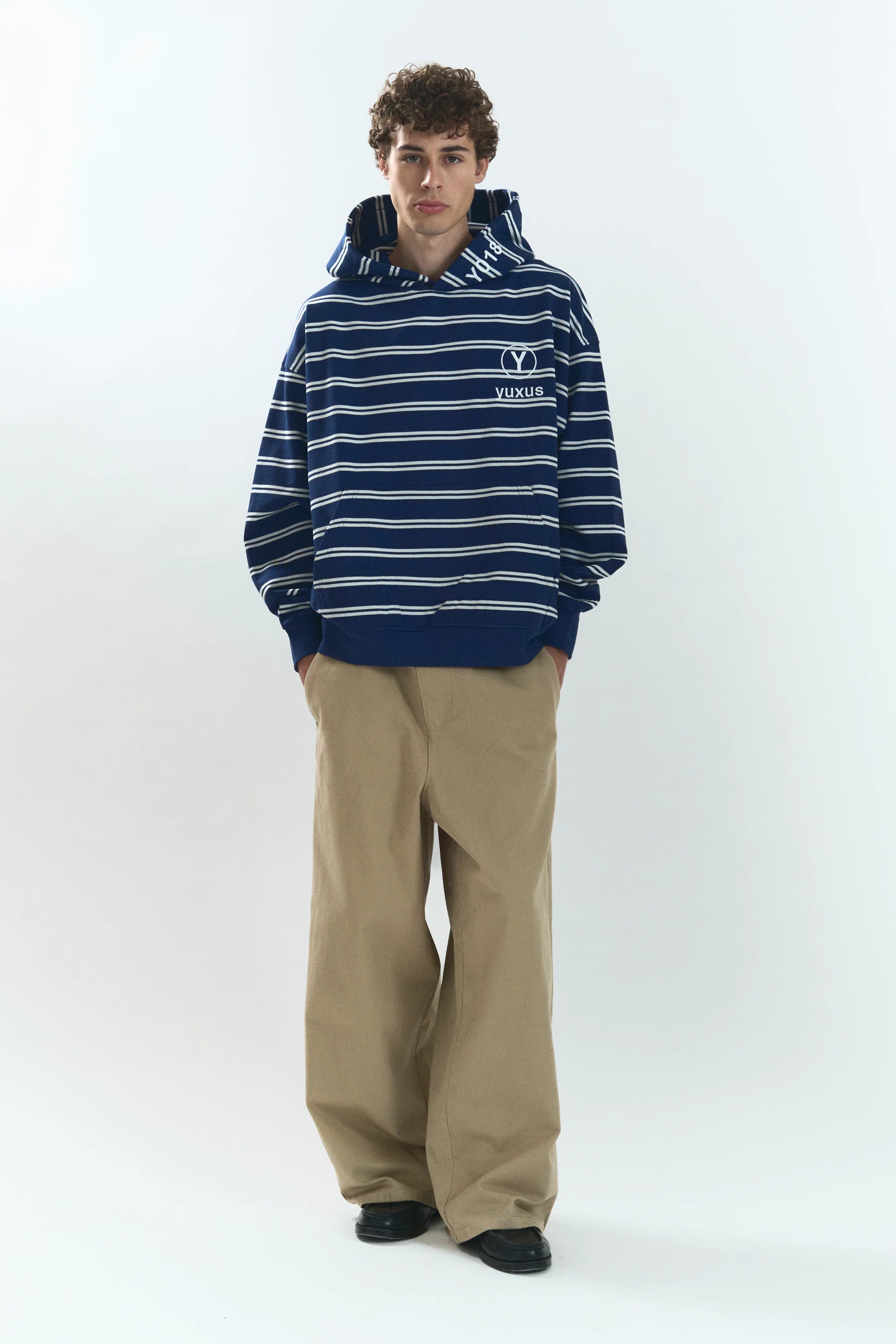 ARC LOWERCASE HOODIE BLUE