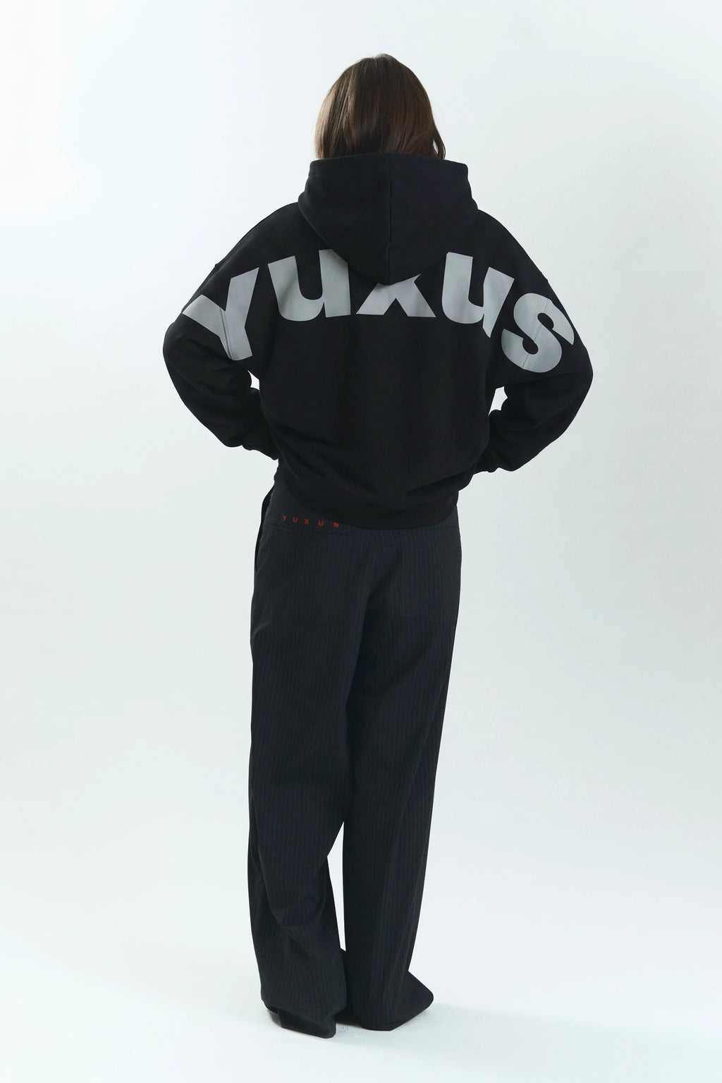 EDGE LOWERCASE HOODIE BLACK