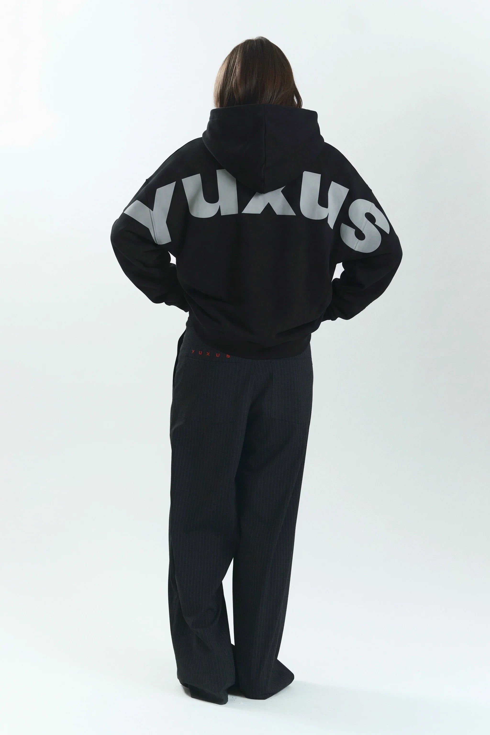 EDGE LOWERCASE HOODIE BLACK