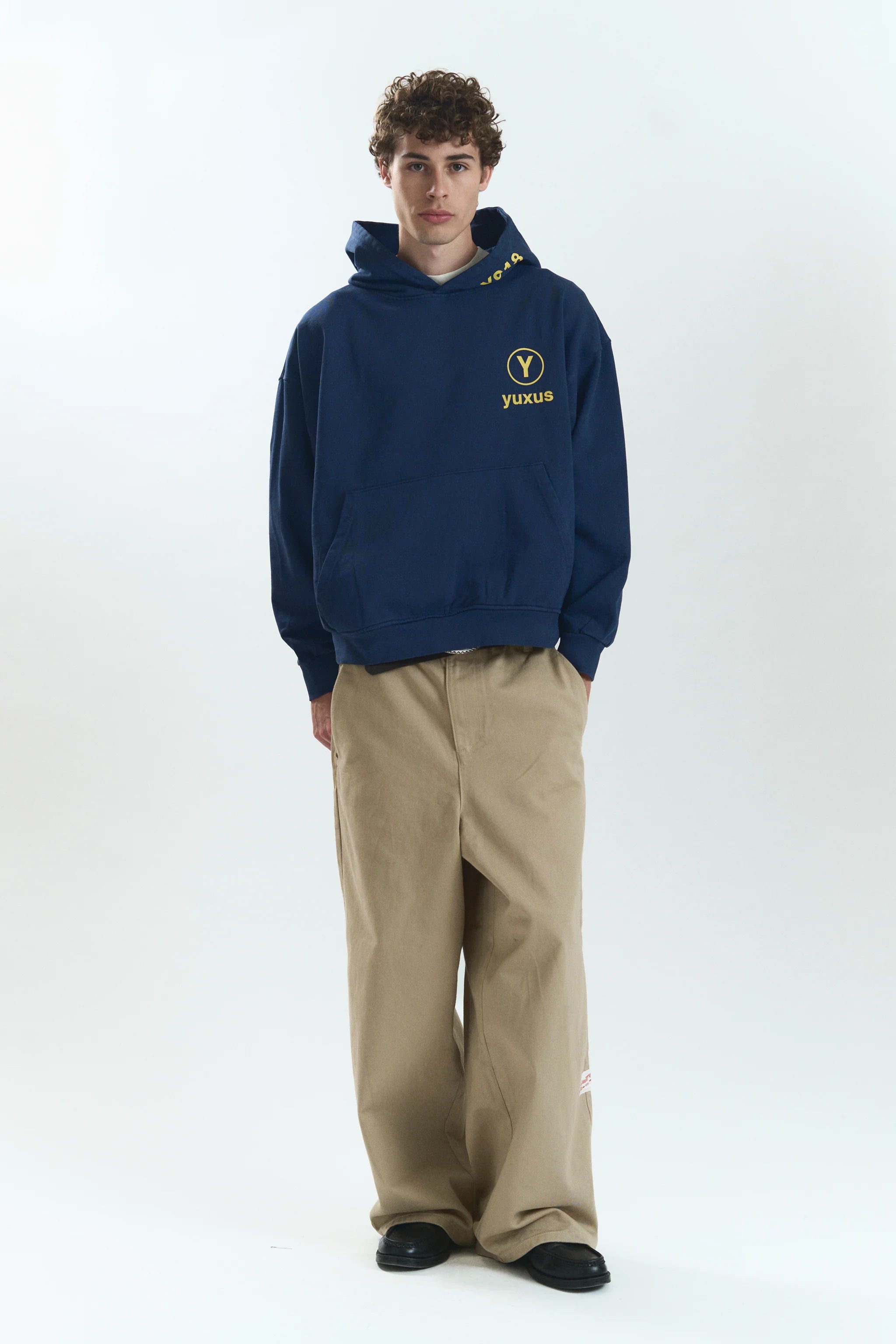 CLIP LOWERCASE HOODIE BLUE