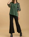 Umgee - Crochet Sleeve Top