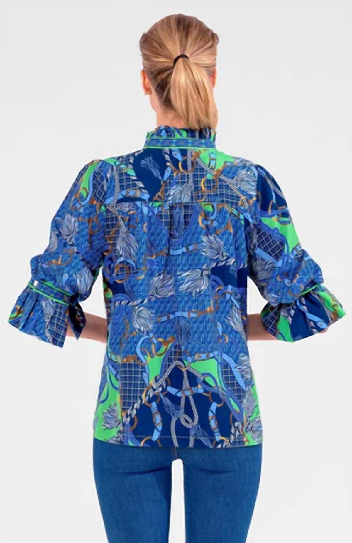 Gretchen Scott - DITTO RUFFLENECK TOP