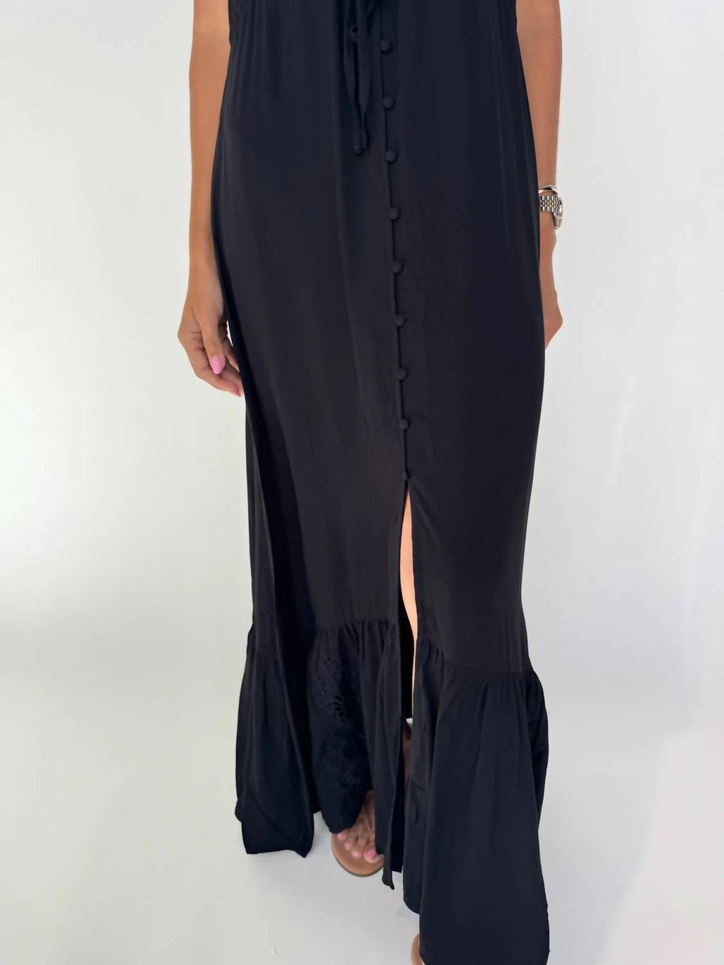 Bobi - Eyelet Maxi Dress