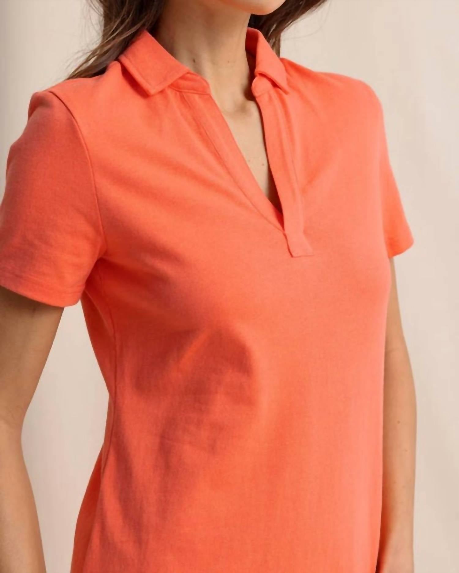 Southern Tide - Demi Solid Short Sleeve Polo Dress