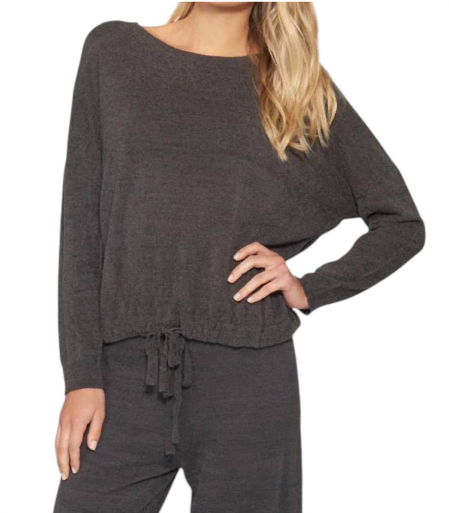 Barefoot Dreams - Cozychic Slouchy Pullover Sweater