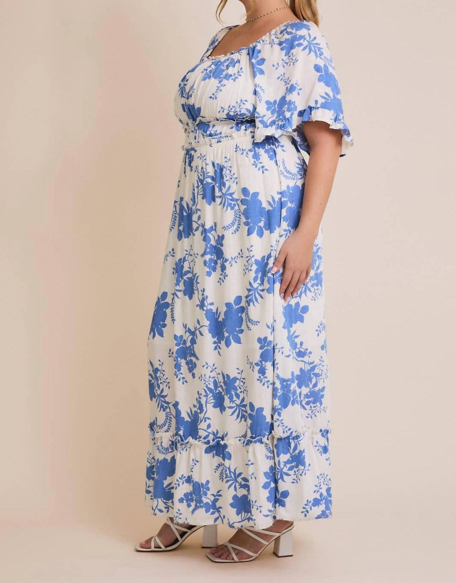 Gilli - Indigo Bloom Maxi Dress