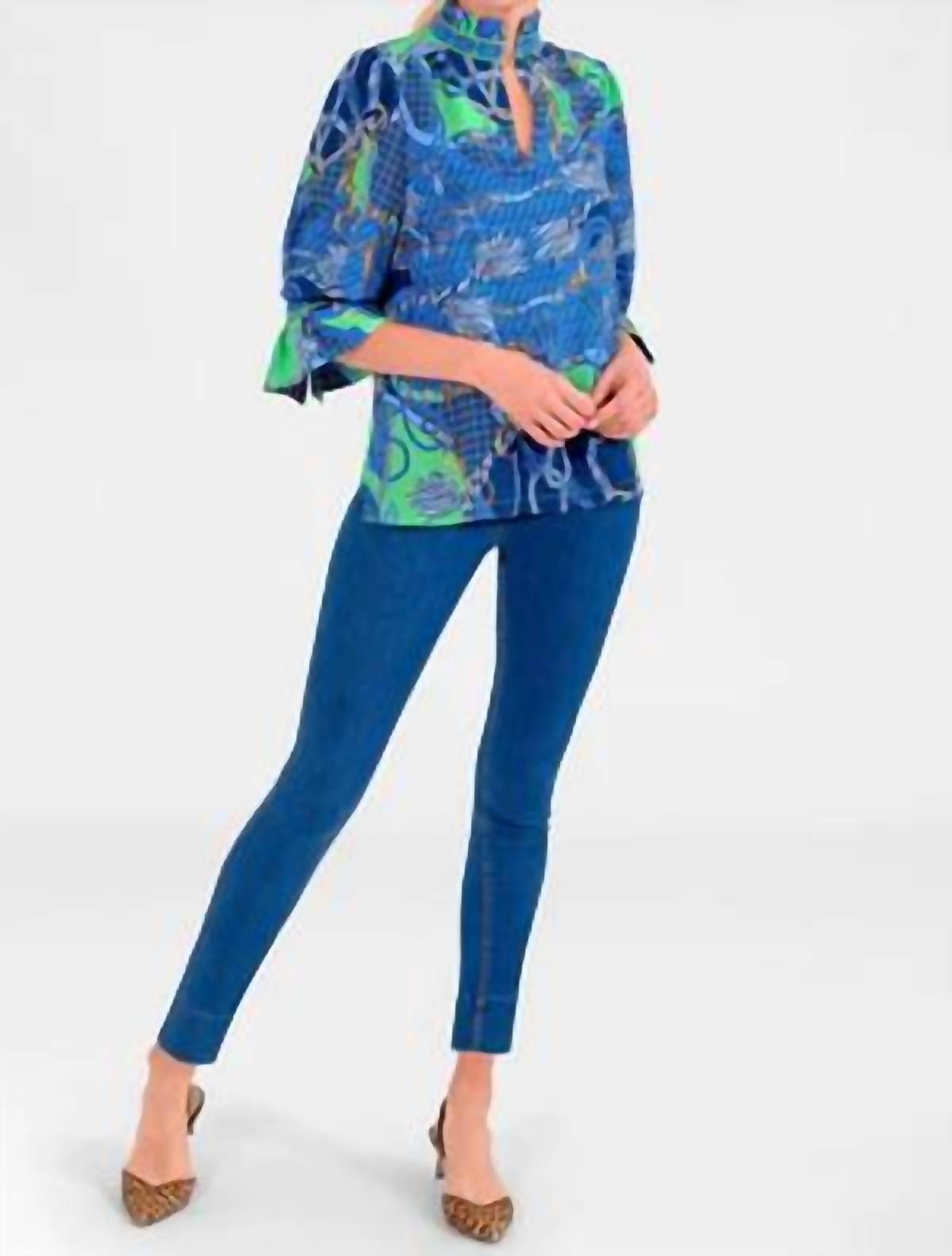 Gretchen Scott - DITTO RUFFLENECK TOP
