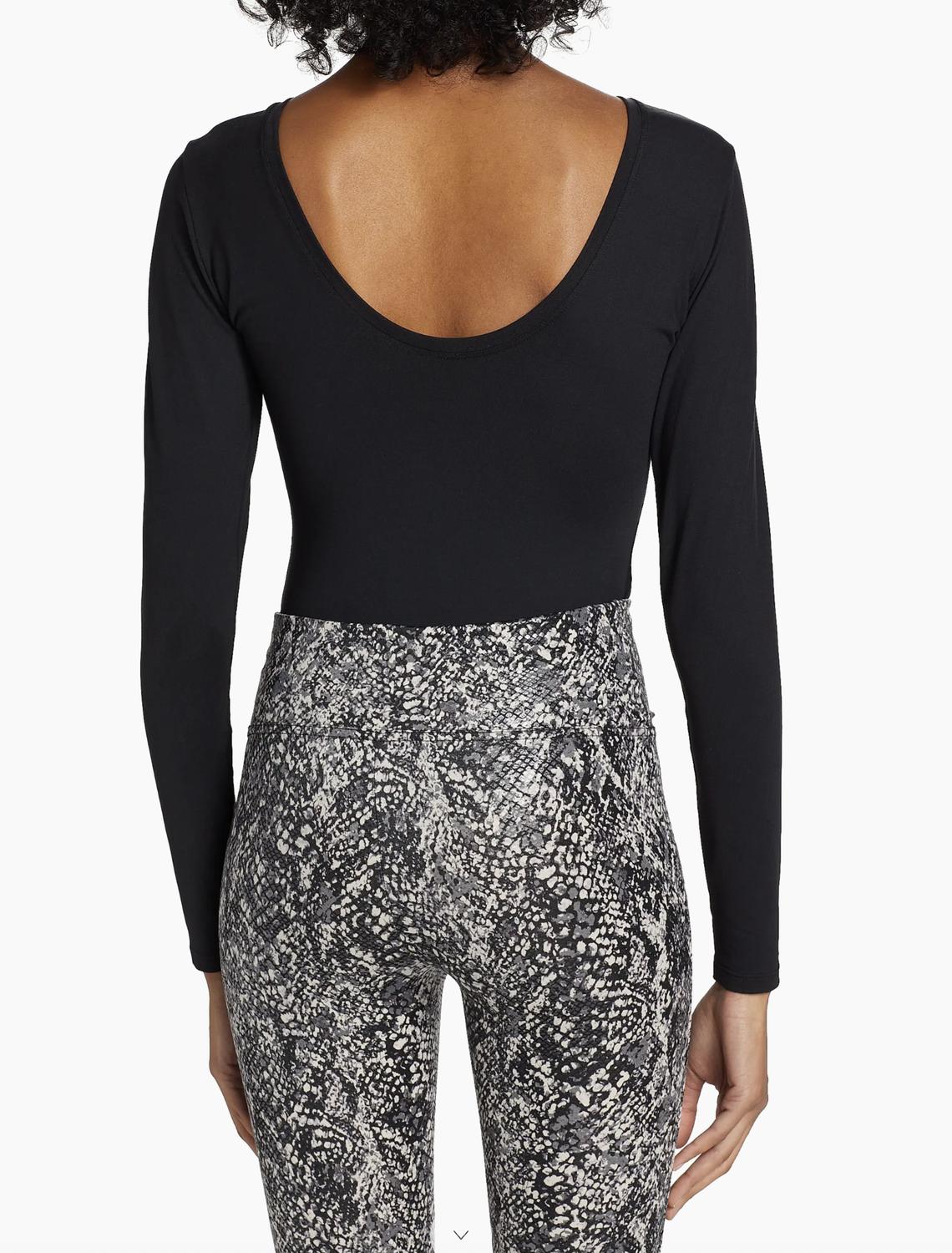 Spanx - Scoop Neck Long Sleeve Bodysuit