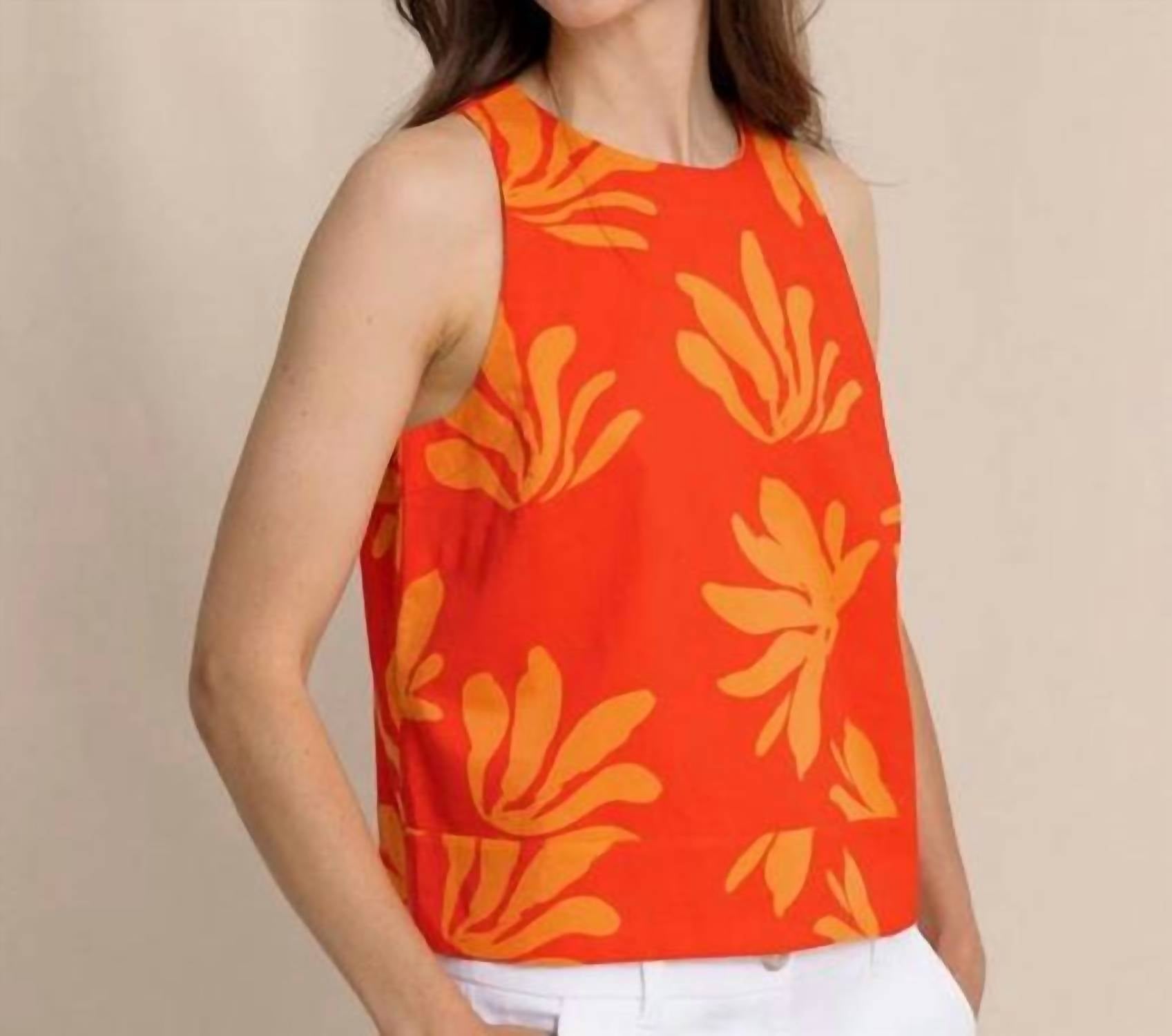 Southern Tide - Simone Leafy Luxe Printed Tank