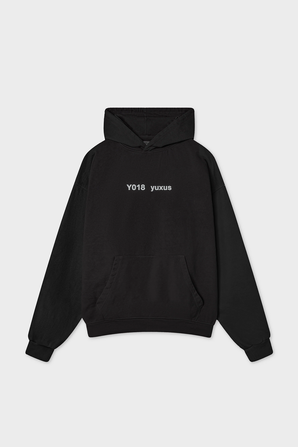 EDGE LOWERCASE HOODIE BLACK