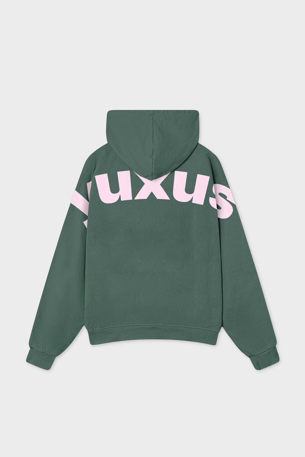 COATED LOWERCASE HOODIE GREEN